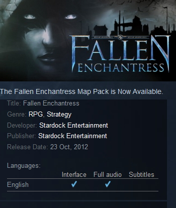 Fallen Enchantress Steam - Click Image to Close